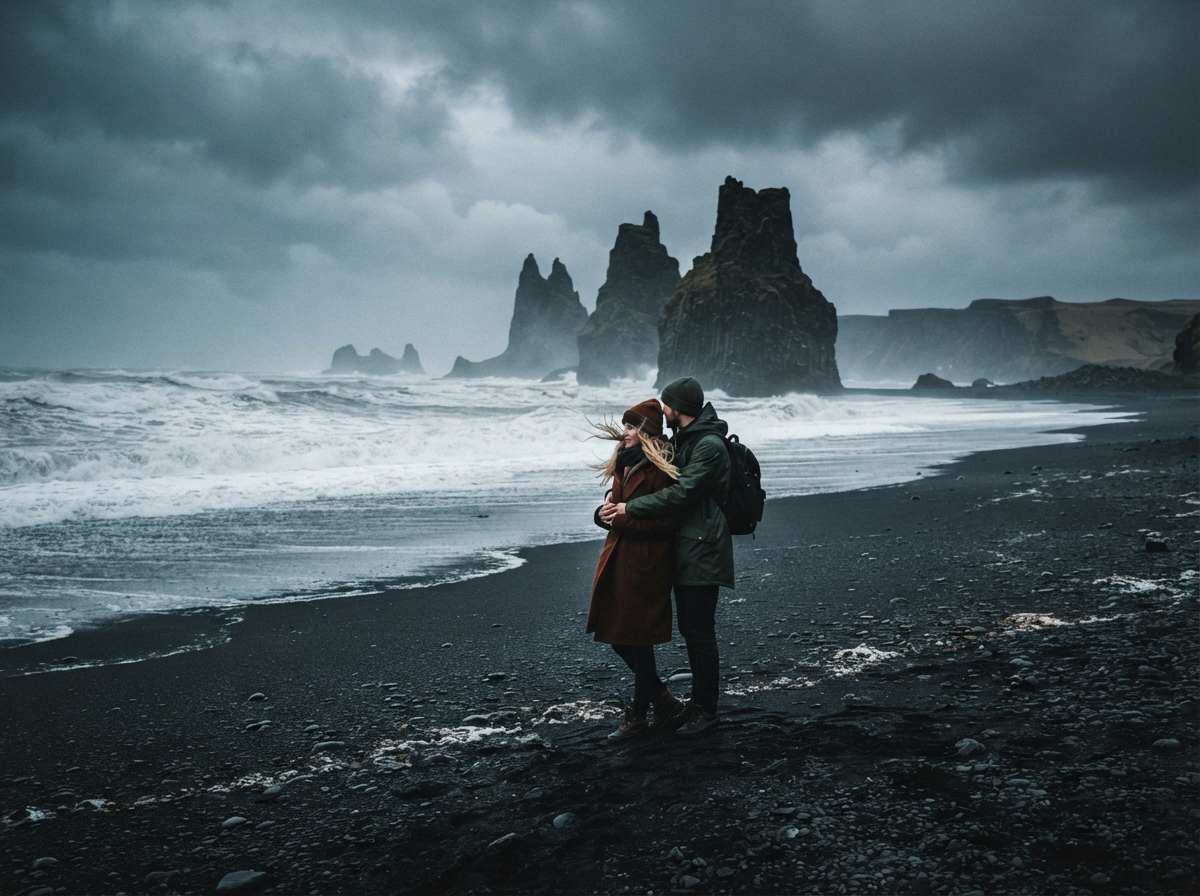 Sofia and Mateus elopement in Iceland